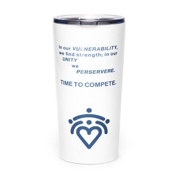 Tapered stainless steel tumbler