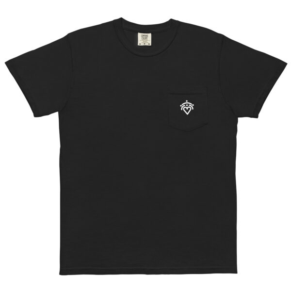 Unisex garment-dyed pocket t-shirt - Image 2