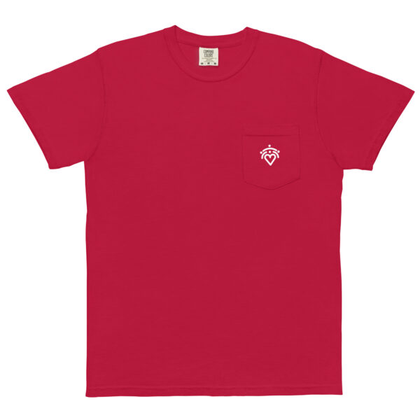 Unisex garment-dyed pocket t-shirt - Image 4