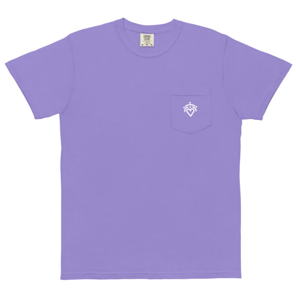 Unisex garment-dyed pocket t-shirt - Image 12