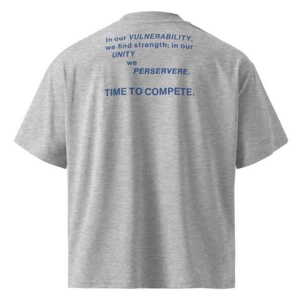 Unisex organic oversized high neck t-shirt - Image 2