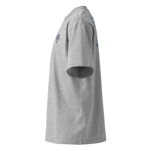 Unisex organic oversized high neck t-shirt - Image 5