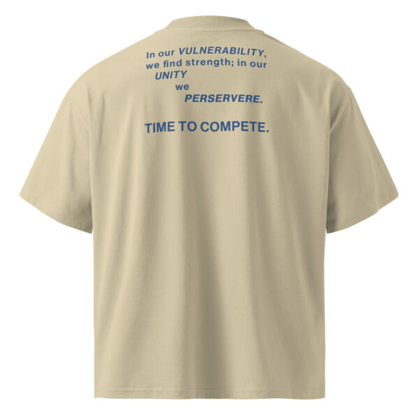 Unisex organic oversized high neck t-shirt - Image 6