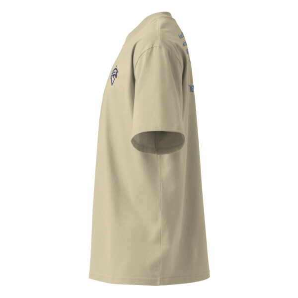 Unisex organic oversized high neck t-shirt - Image 8