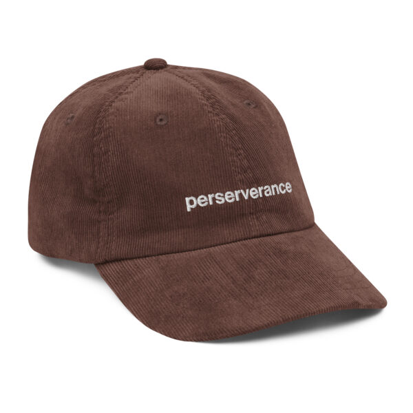 "Perseverance" Vintage corduroy cap - Image 3
