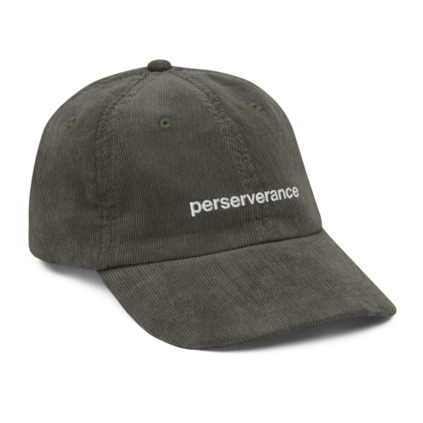 "Perseverance" Vintage corduroy cap - Image 6