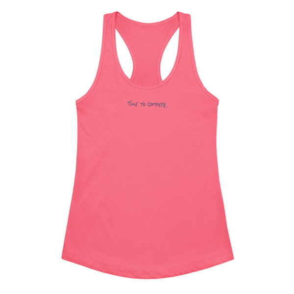 Women’s fitted racerback tank top - Image 2