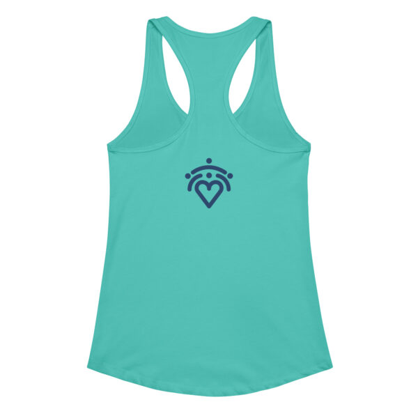 Women’s fitted racerback tank top - Image 3