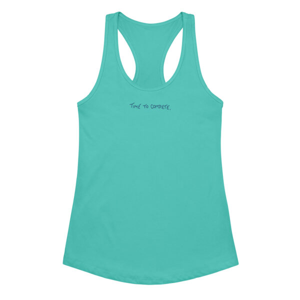 Women’s fitted racerback tank top - Image 4