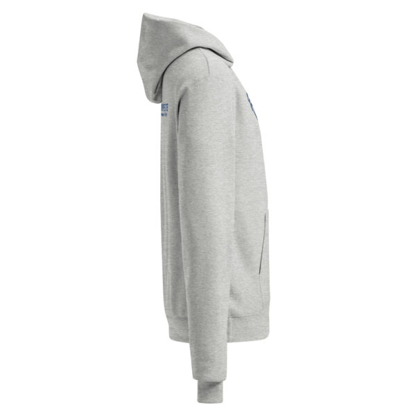 Unisex Champion hoodie - heart on front, pillars on back - Image 8