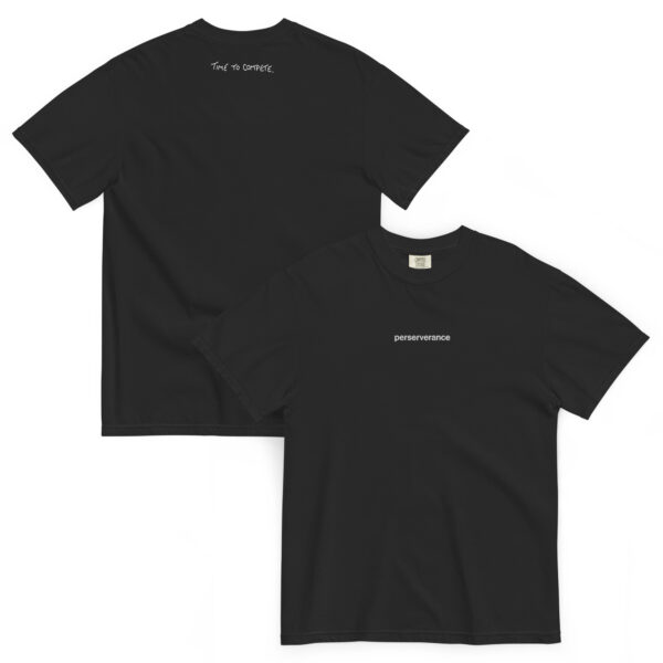 "Perseverance" unisex garment-dyed heavyweight t-shirt - Image 2