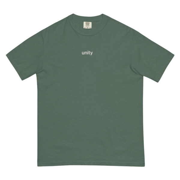 "Unity" Unisex garment-dyed heavyweight t-shirt - Image 17