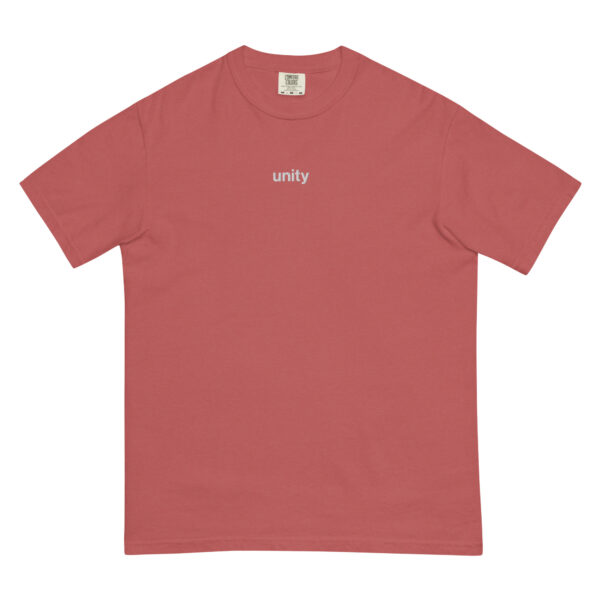 "Unity" Unisex garment-dyed heavyweight t-shirt - Image 19