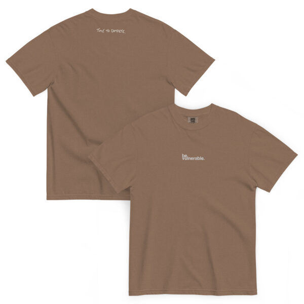 "Be Vulnerable" unisex garment-dyed heavyweight t-shirt - Image 10