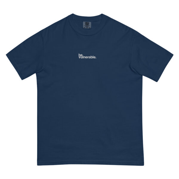 "Be Vulnerable" unisex garment-dyed heavyweight t-shirt - Image 4