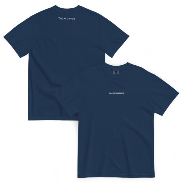 "Perseverance" unisex garment-dyed heavyweight t-shirt - Image 3