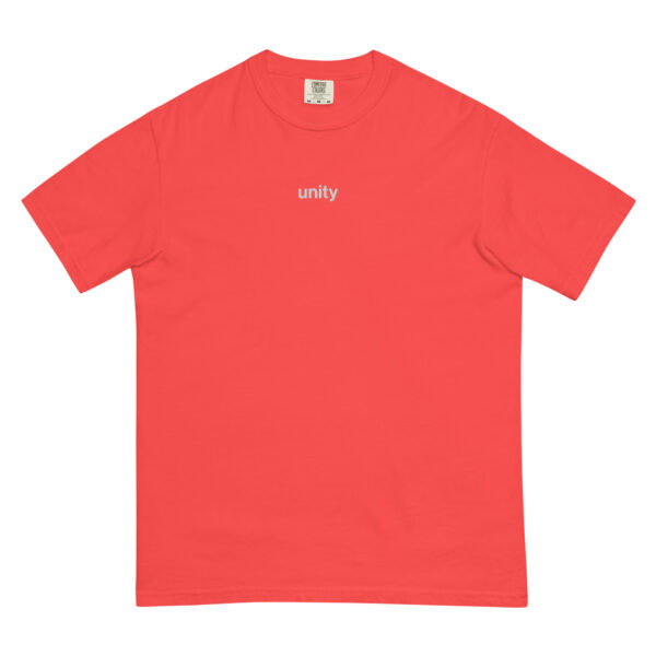 "Unity" Unisex garment-dyed heavyweight t-shirt - Image 25