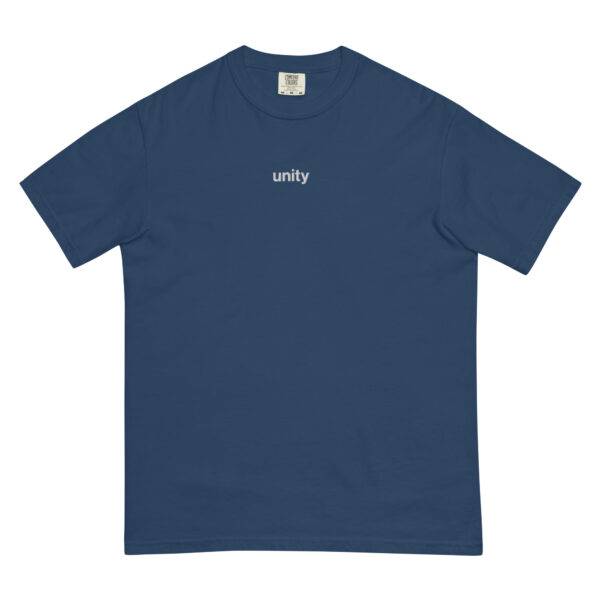 "Unity" Unisex garment-dyed heavyweight t-shirt - Image 15