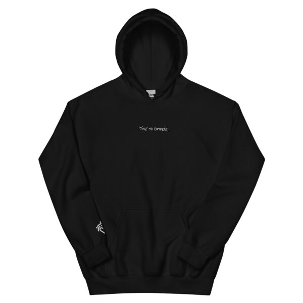 Embroidered Unisex Hoodie with white stitching (new colors) - SIZES RUN SMALL - Image 2