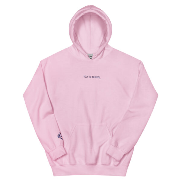 Embroidered Unisex Hoodie with blue stitching (new colors) - SIZES RUN SMALL - Image 7