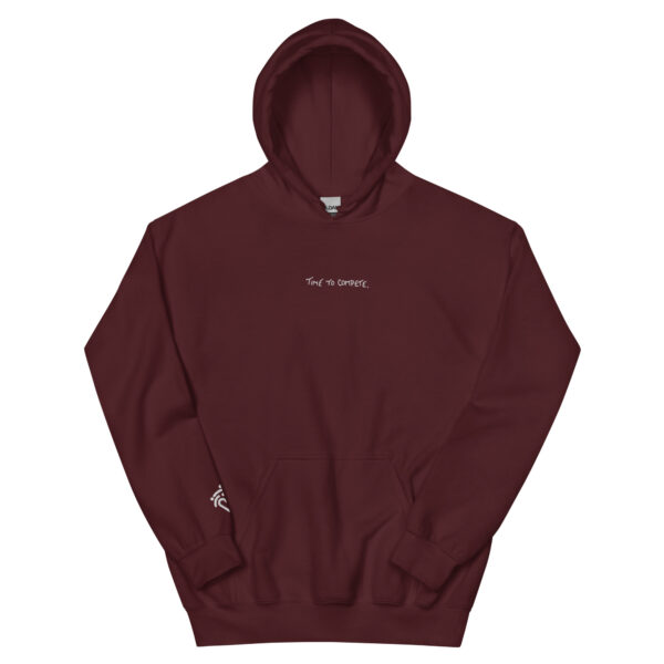 Embroidered Unisex Hoodie with white stitching (new colors) - SIZES RUN SMALL - Image 6