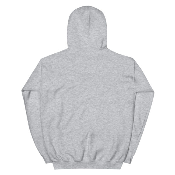 Embroidered Unisex Hoodie with blue stitching (new colors) - SIZES RUN SMALL - Image 3