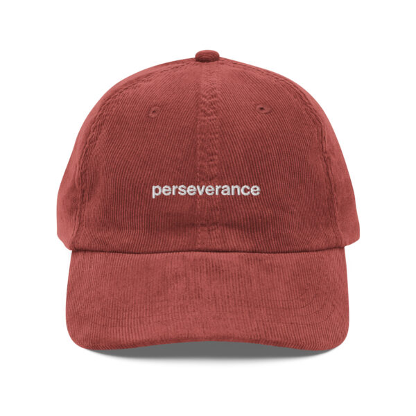 "Perseverance" Vintage corduroy cap - Image 18