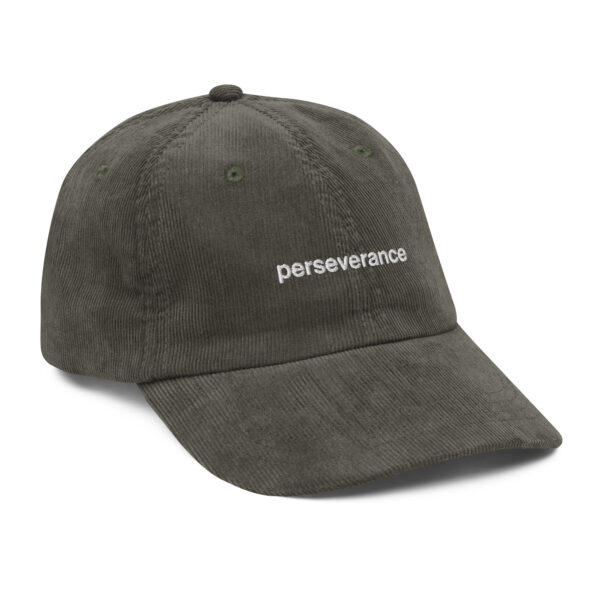"Perseverance" Vintage corduroy cap - Image 17
