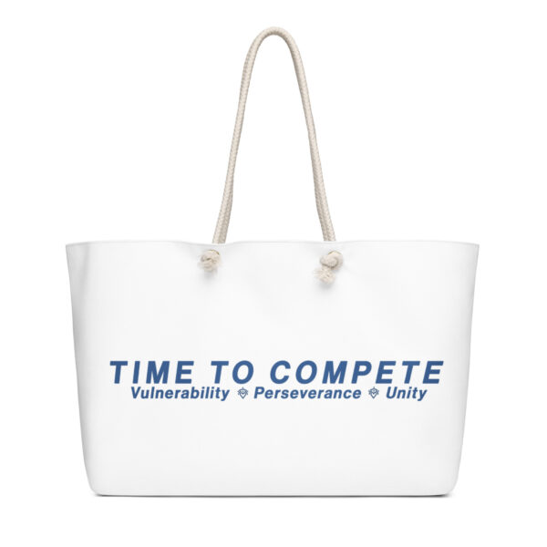 Oversized weekender bag (logo on one side, three pillars on other side) - Image 7