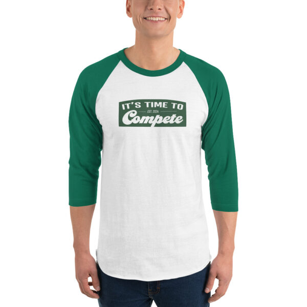 3/4 sleeve raglan shirt - Time to Compete Limited Edition - Image 6