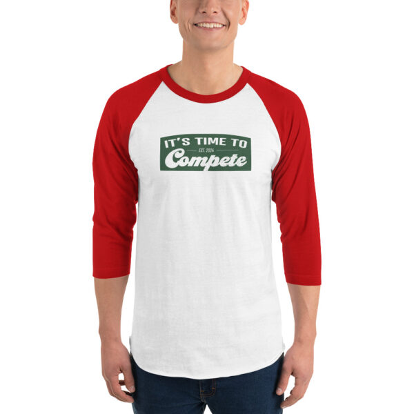 3/4 sleeve raglan shirt - Time to Compete Limited Edition - Image 5