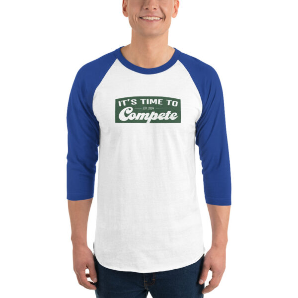 3/4 sleeve raglan shirt - Time to Compete Limited Edition - Image 4