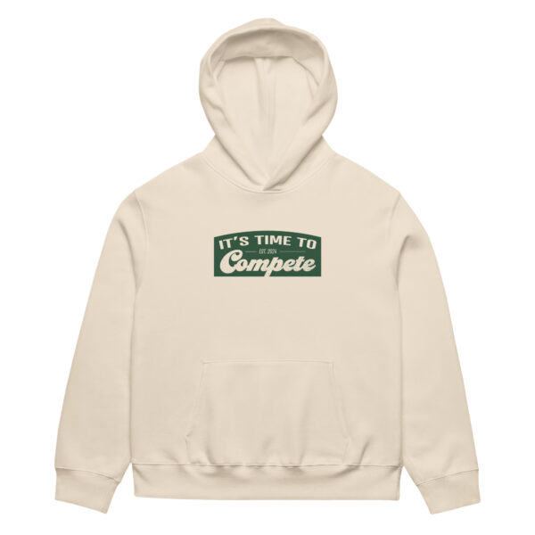 Oversized heavyweight hoodie - Time to Compete Limited Edition