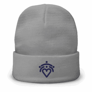 Embroidered TTC Beanie with Navy TTC Logo